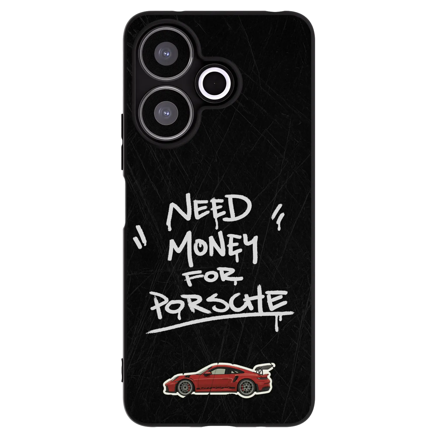 Picasee silikonski črni ovitek za Xiaomi Redmi 13 4G - Dark Racer