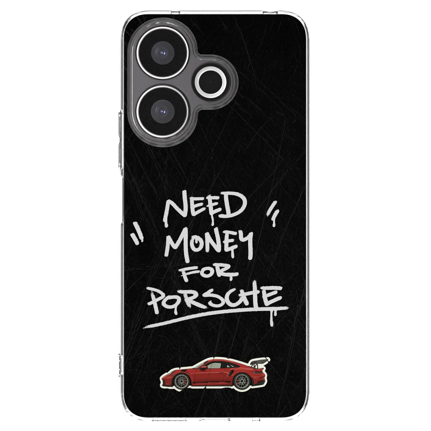 Picasee silikonski prozorni ovitek za Xiaomi Redmi 13 4G - Dark Racer