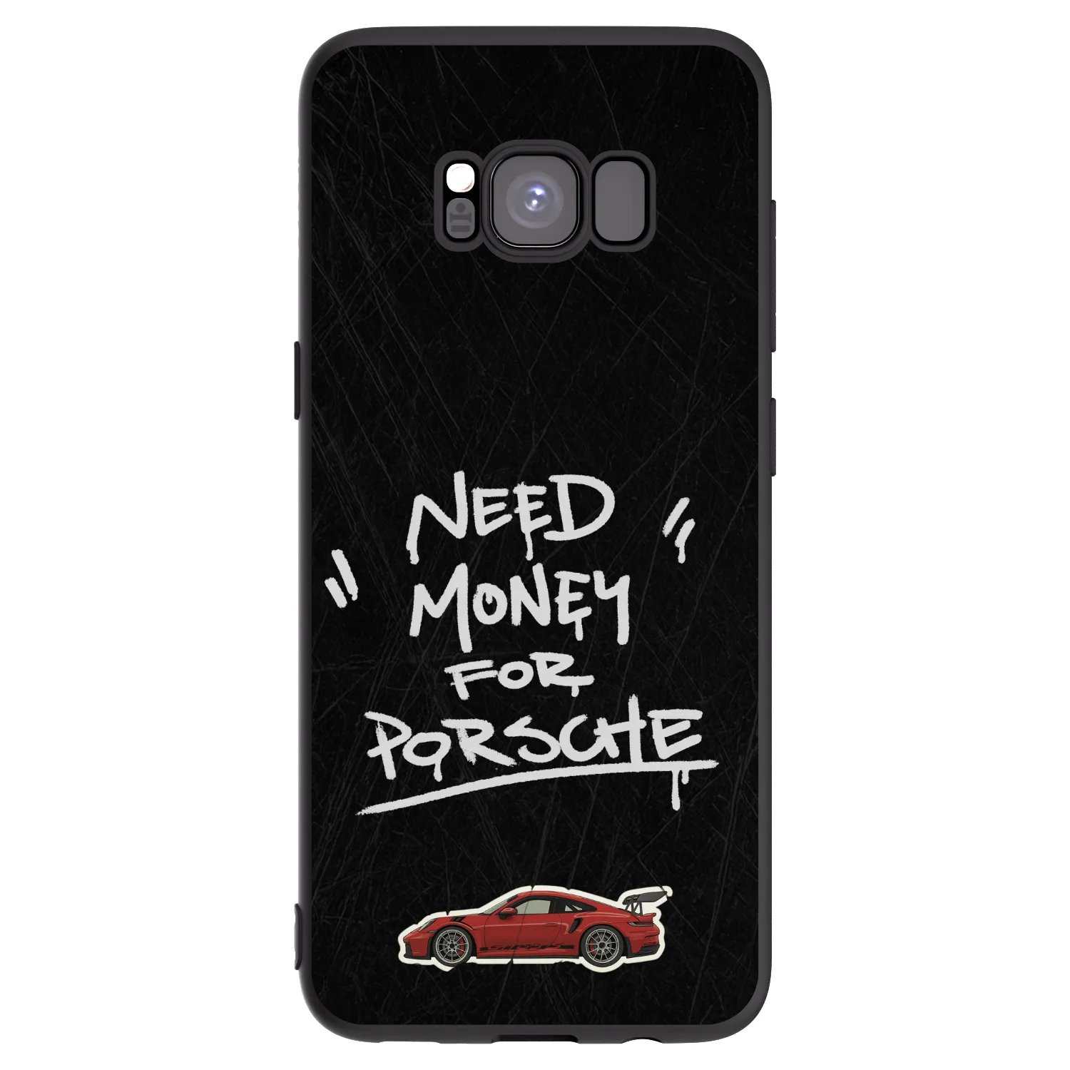 Picasee silikonski črni ovitek za Samsung Galaxy S8 G950F - Dark Racer