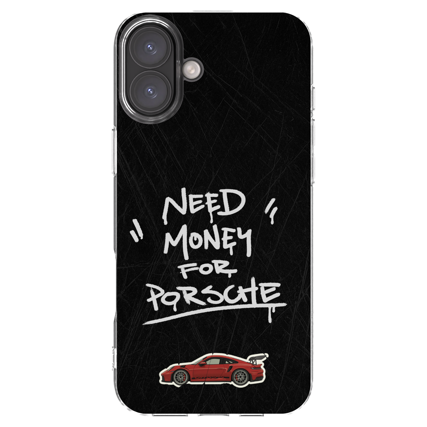 Picasee silikonski prozorni ovitek za Apple iPhone 16 Plus - Dark Racer
