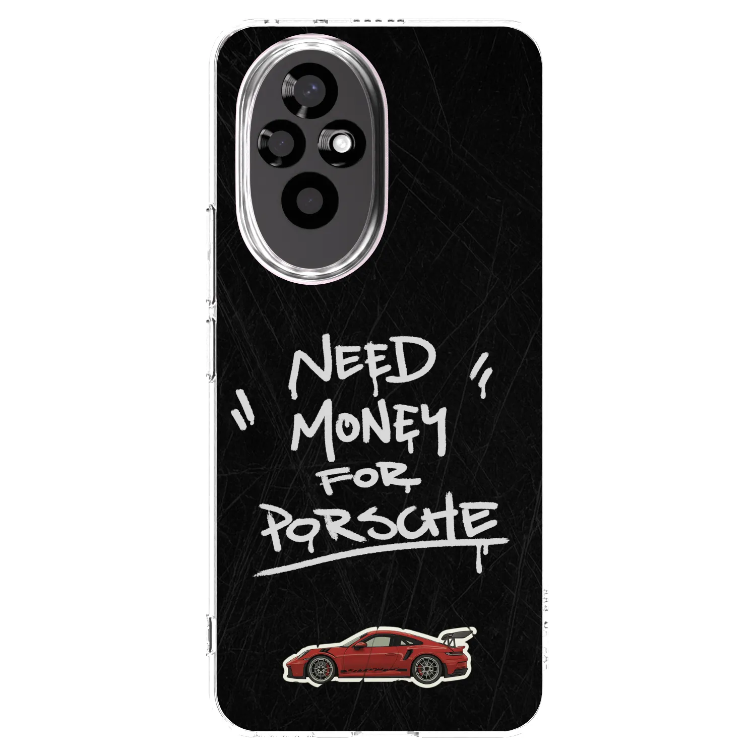 Picasee silikonski prozorni ovitek za Honor 200 Pro 5G - Dark Racer