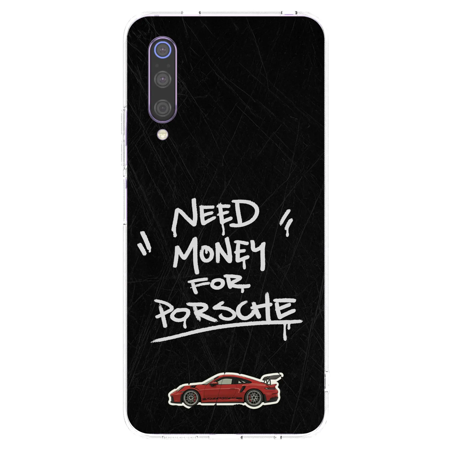 Picasee silikonski prozorni ovitek za Xiaomi Mi 9 - Dark Racer