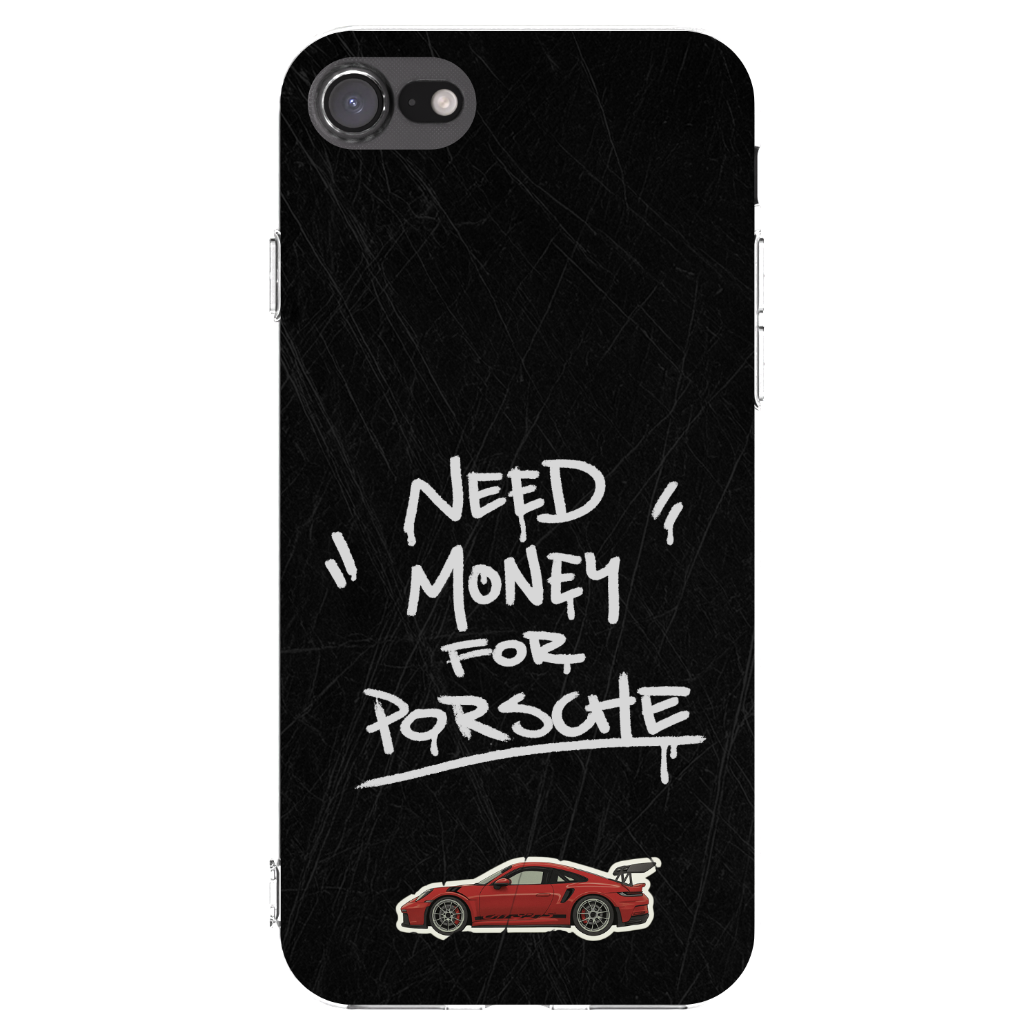 Picasee silikonski prozorni ovitek za Apple iPhone 7 - Dark Racer