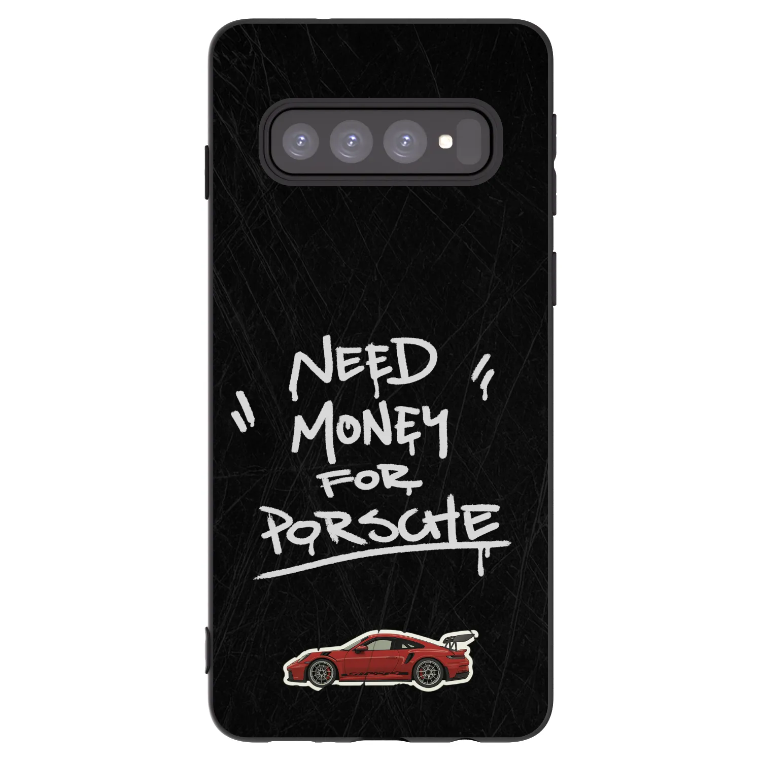 Picasee silikonski črni ovitek za Samsung Galaxy S10 G973 - Dark Racer