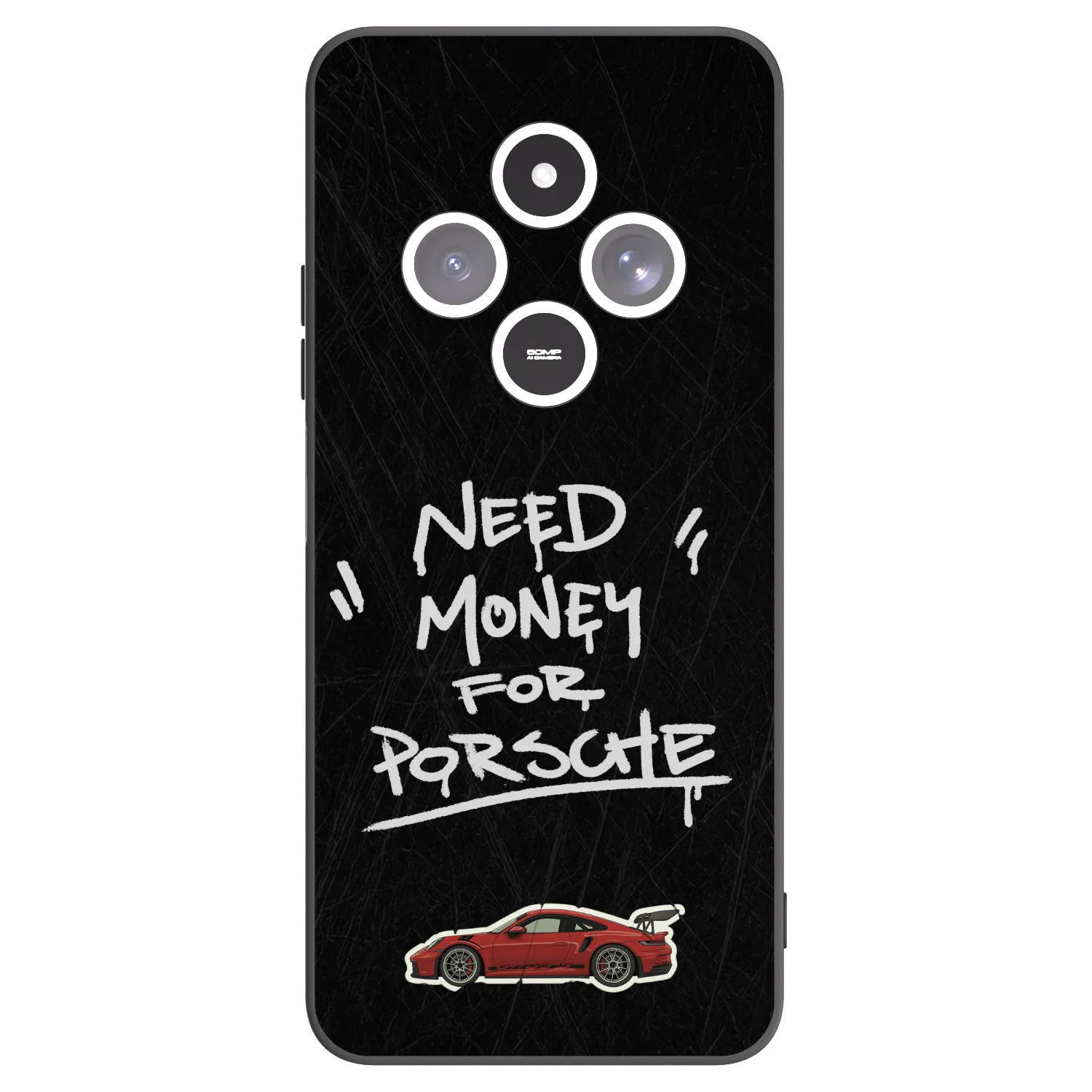 Picasee silikonski črni ovitek za Xiaomi Redmi 14C - Dark Racer