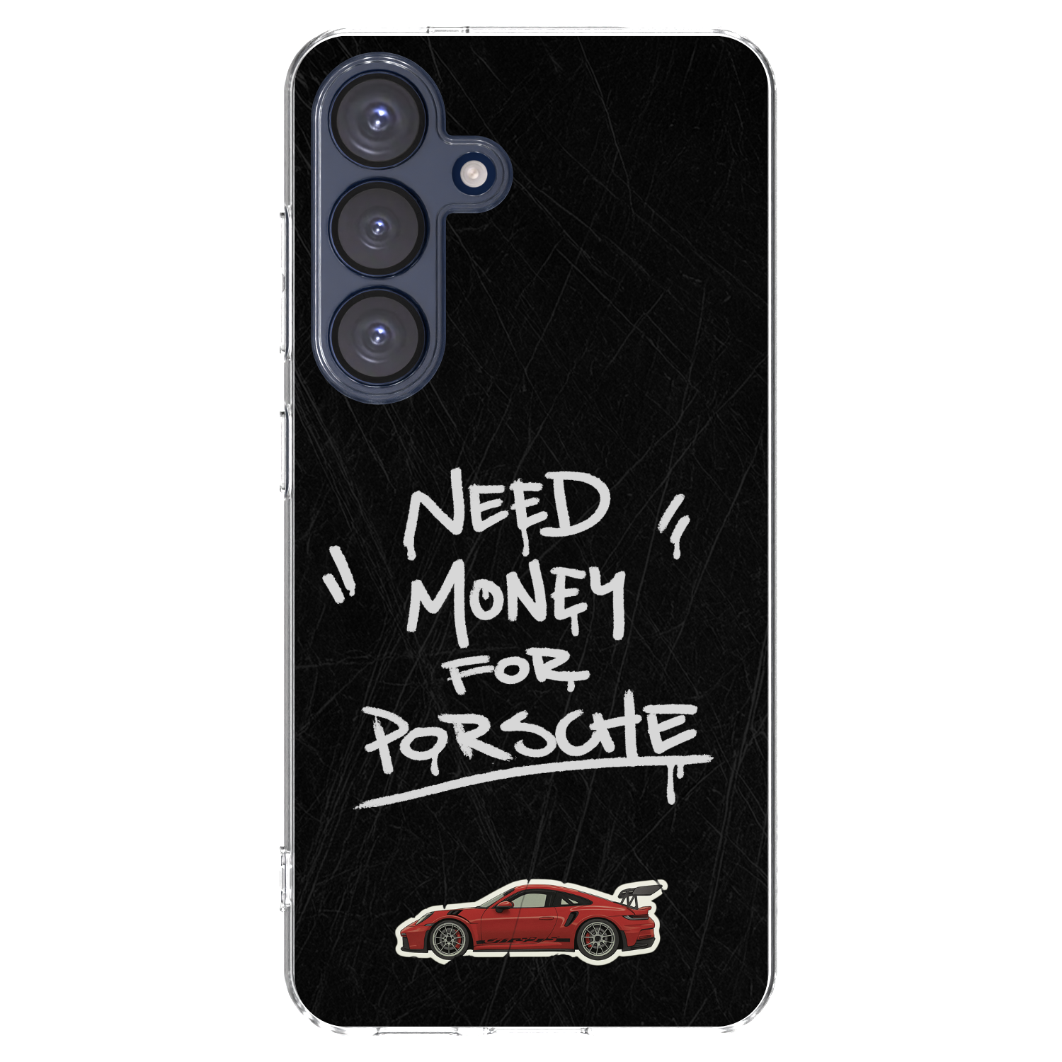 Picasee silikonski prozorni ovitek za Samsung Galaxy S25 5G - Dark Racer
