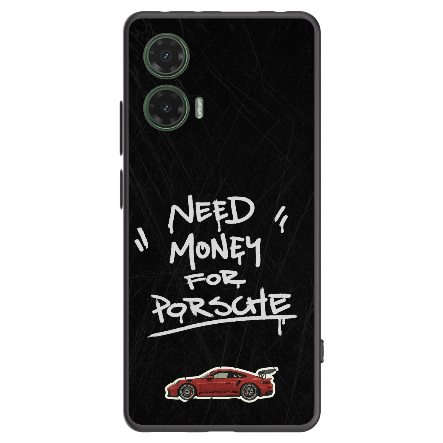 Picasee silikonski črni ovitek za Motorola Moto G35 5G - Dark Racer