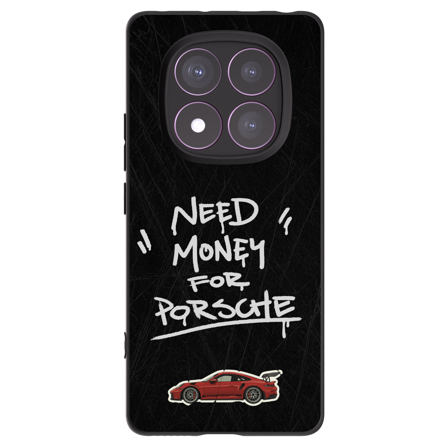 Picasee silikonski črni ovitek za Xiaomi Redmi Note 14 Pro 4G - Dark Racer