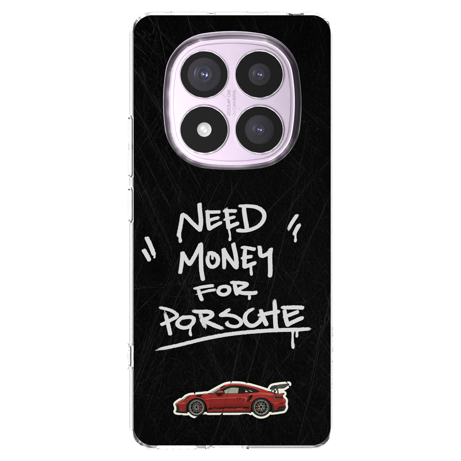 Picasee silikonski prozorni ovitek za Xiaomi Redmi Note 14 Pro 4G - Dark Racer