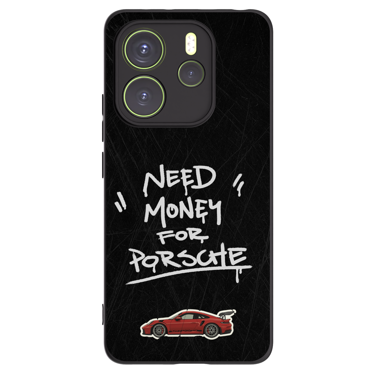 Picasee silikonski črni ovitek za Xiaomi Redmi Note 14 4G - Dark Racer