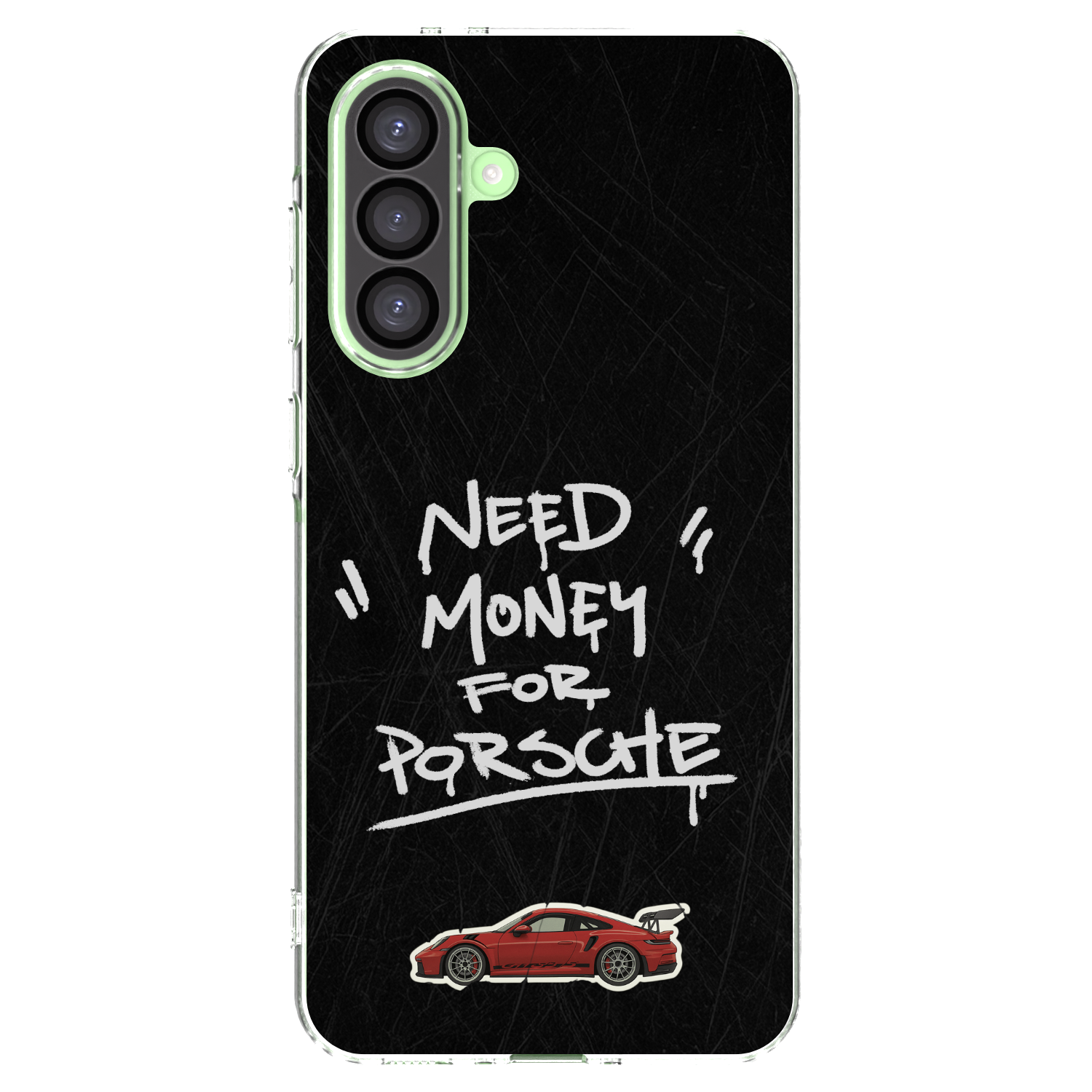 Picasee silikonski prozorni ovitek za Samsung Galaxy A26 5G A266B - Dark Racer