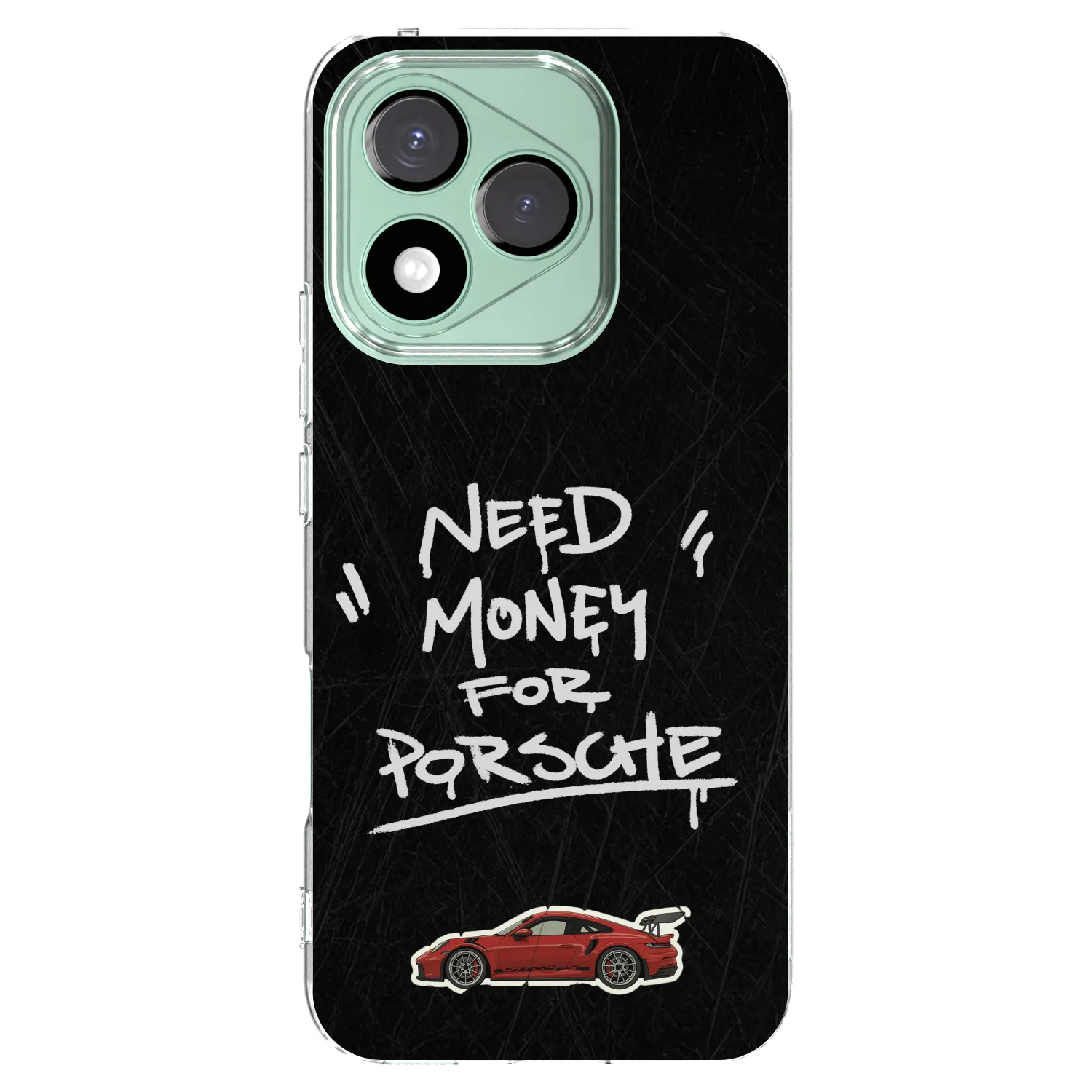 Picasee silikonski prozorni ovitek za Honor 400 Lite 5G - Dark Racer