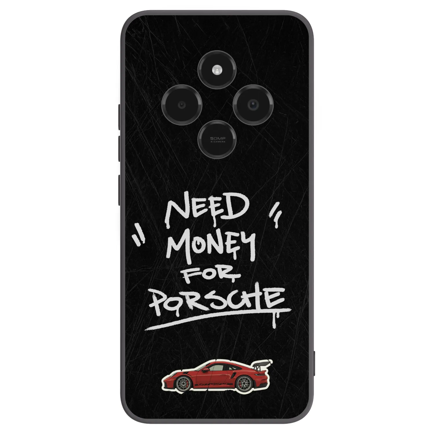 Picasee silikonski črni ovitek za Xiaomi Poco C75 - Dark Racer