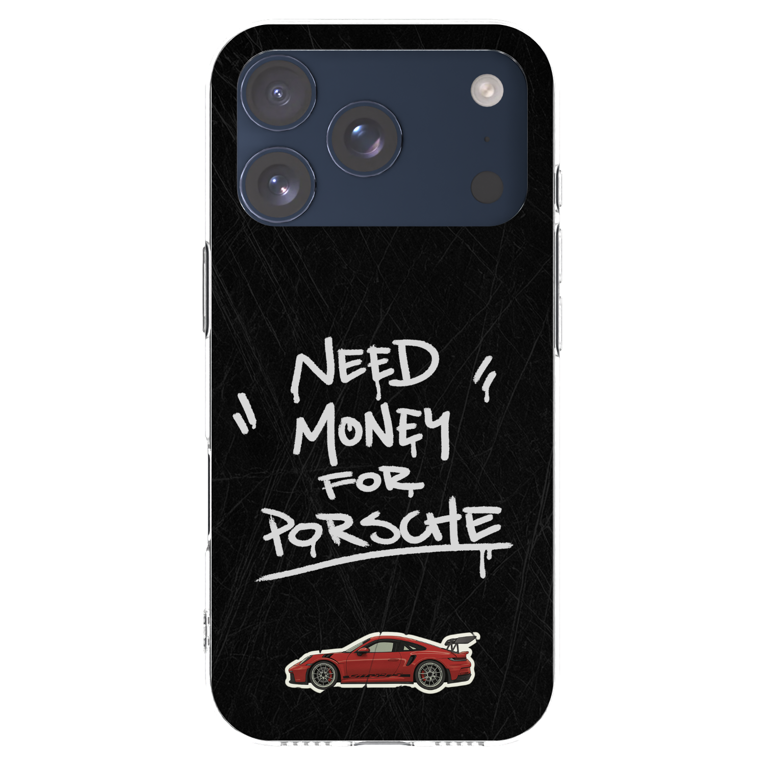 Picasee silikonski prozorni ovitek za Apple iPhone 17 Pro - Dark Racer
