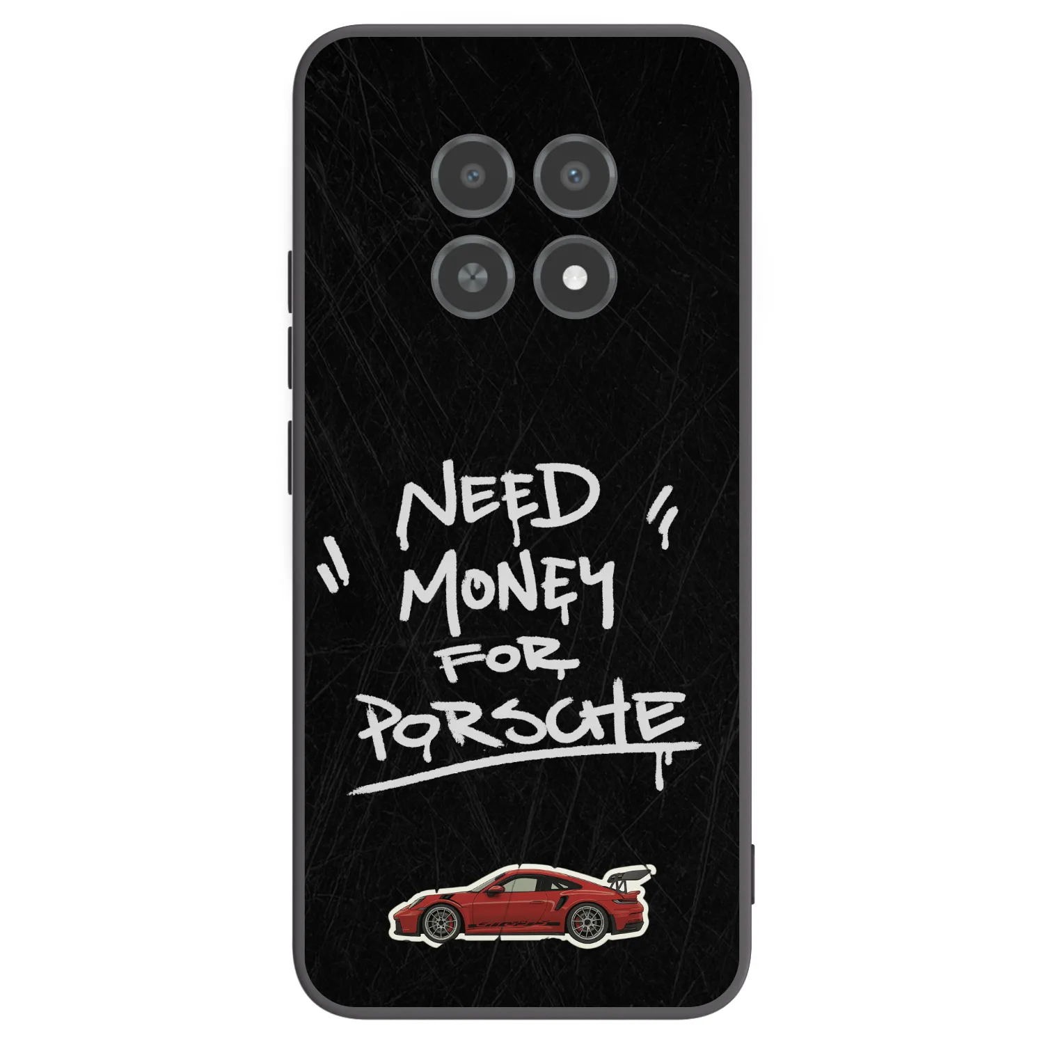 Picasee silikonski črni ovitek za Realme 12X - Dark Racer