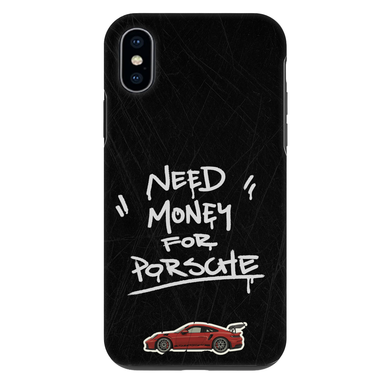 Picasee Fashion Case za Apple iPhone X/XS - Dark Racer