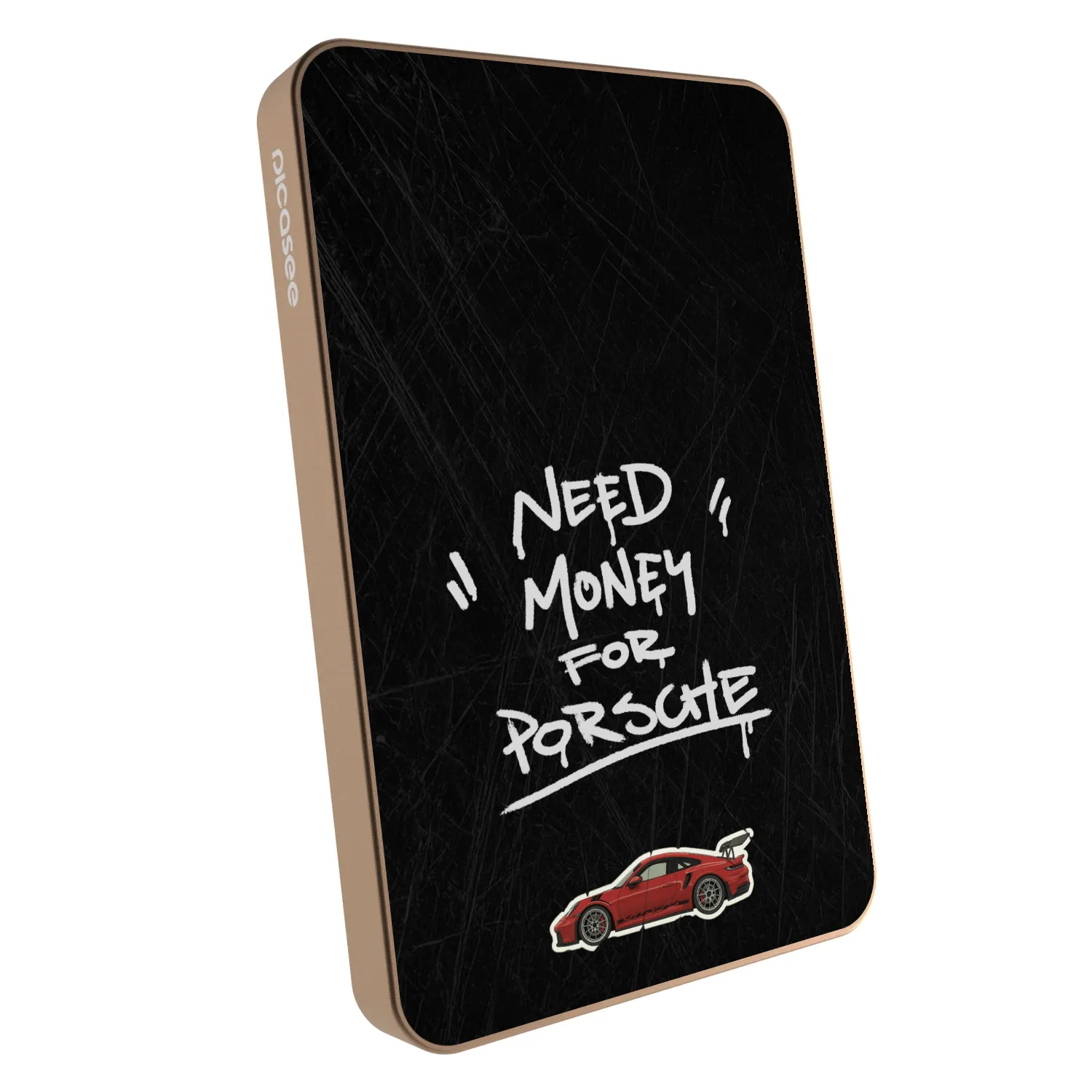 Picasee Prenosna baterija z MagSafe 5 000 mAh Zlati - Dark Racer
