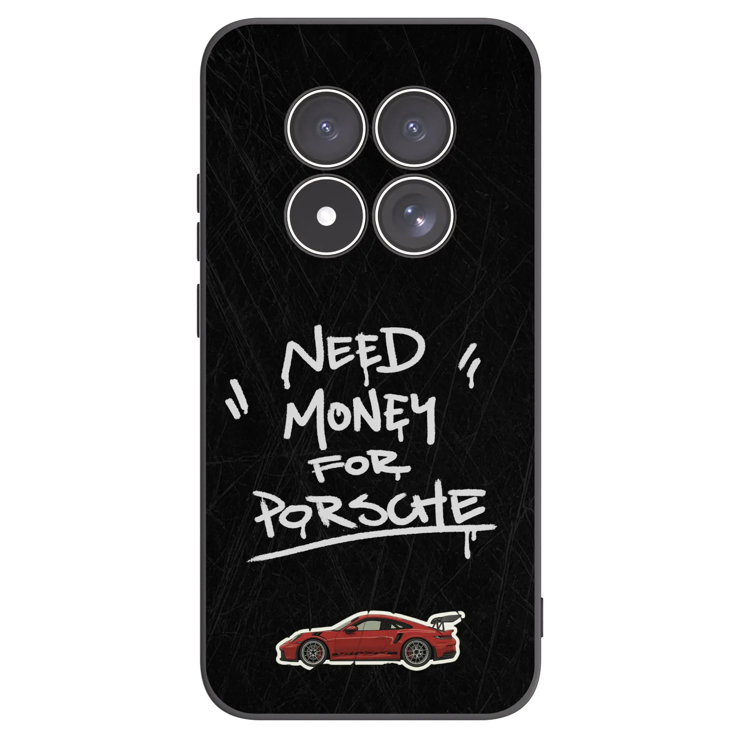 Picasee silikonski črni ovitek za Xiaomi Redmi Note 15 Pro 4G - Dark Racer