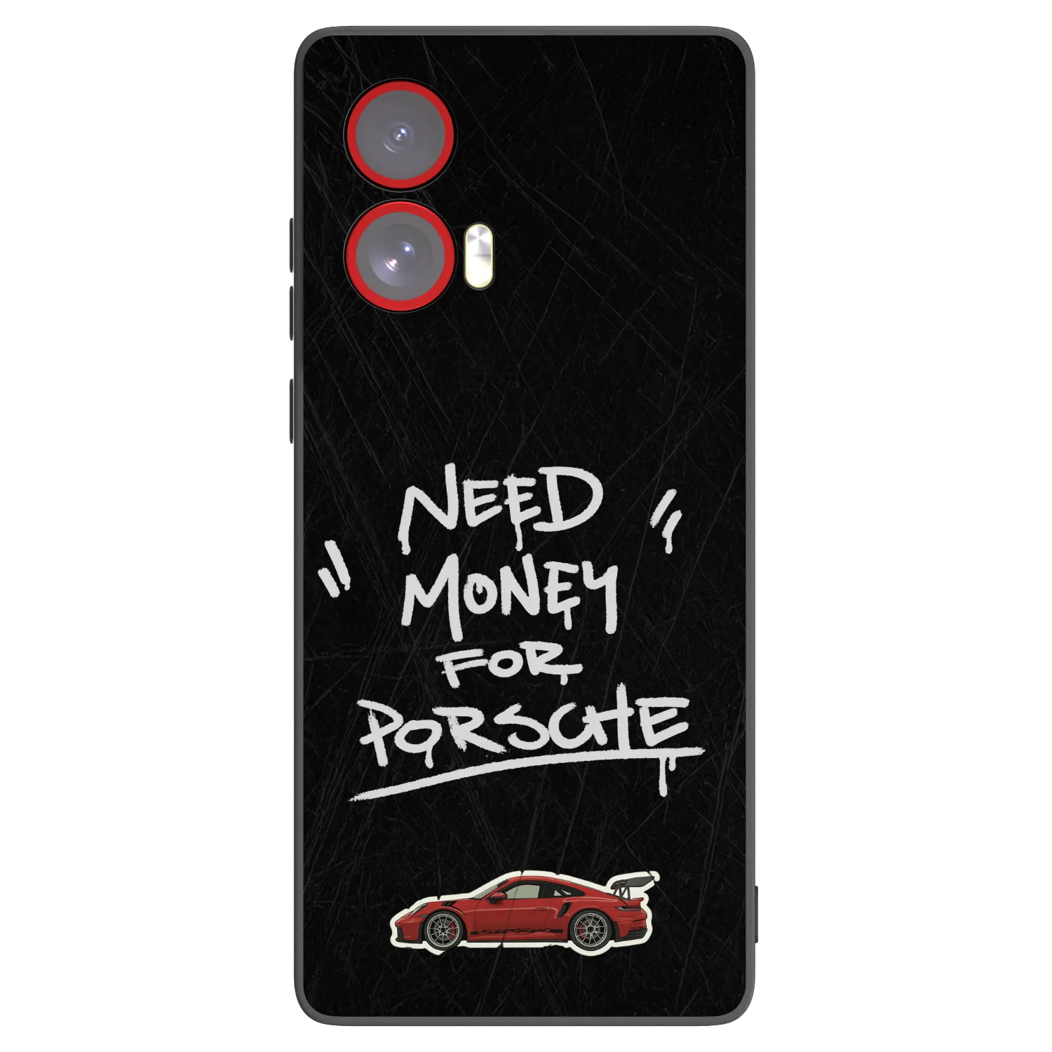 Picasee silikonski črni ovitek za Motorola Edge 50 Fusion - Dark Racer