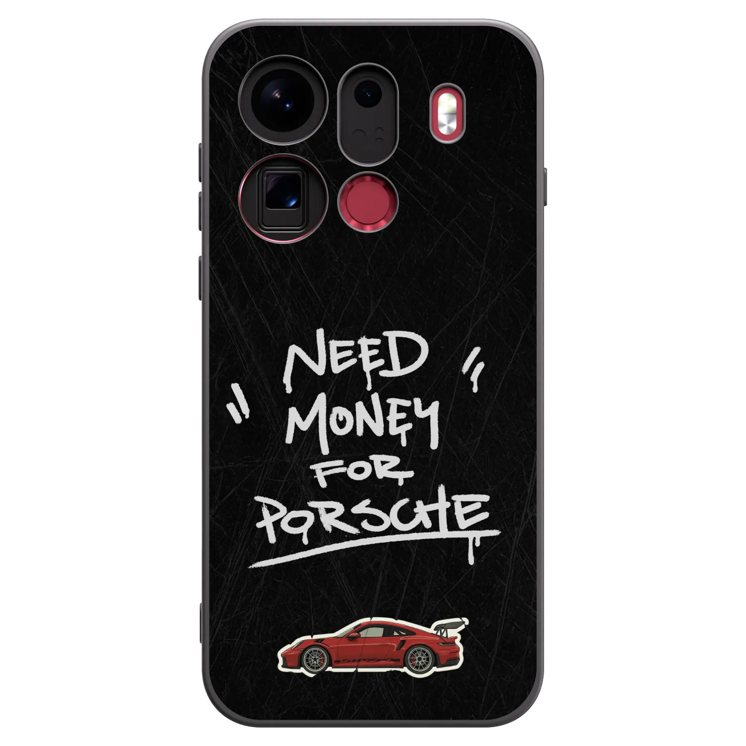 Picasee silikonski črni ovitek za OPPO Find X9 Pro - Dark Racer