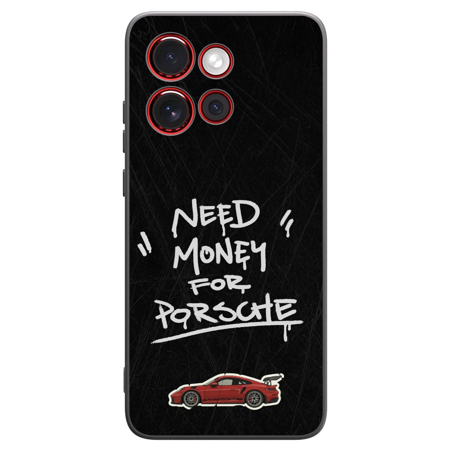 Picasee silikonski črni ovitek za Motorola Edge 60 Neo 5G - Dark Racer