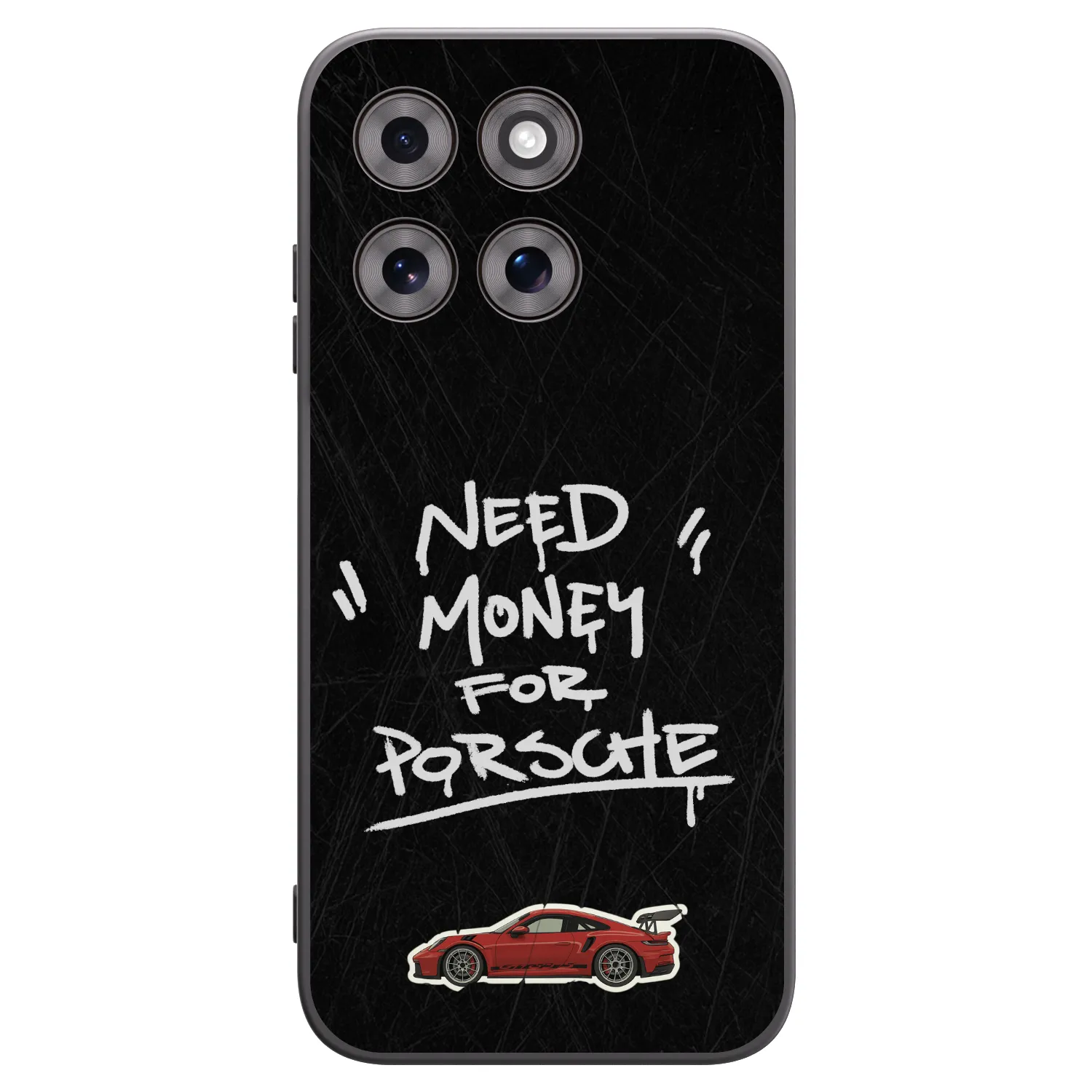 Picasee silikonski črni ovitek za Motorola Moto G77 - Dark Racer