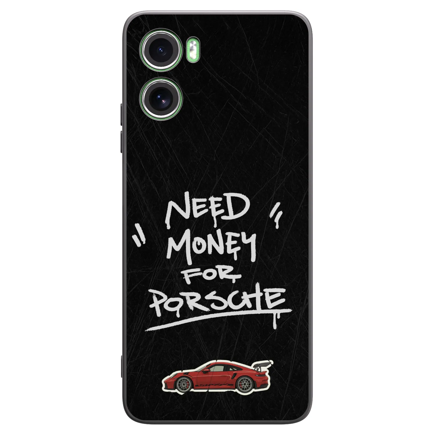Picasee silikonski črni ovitek za Motorola Moto G06 - Dark Racer