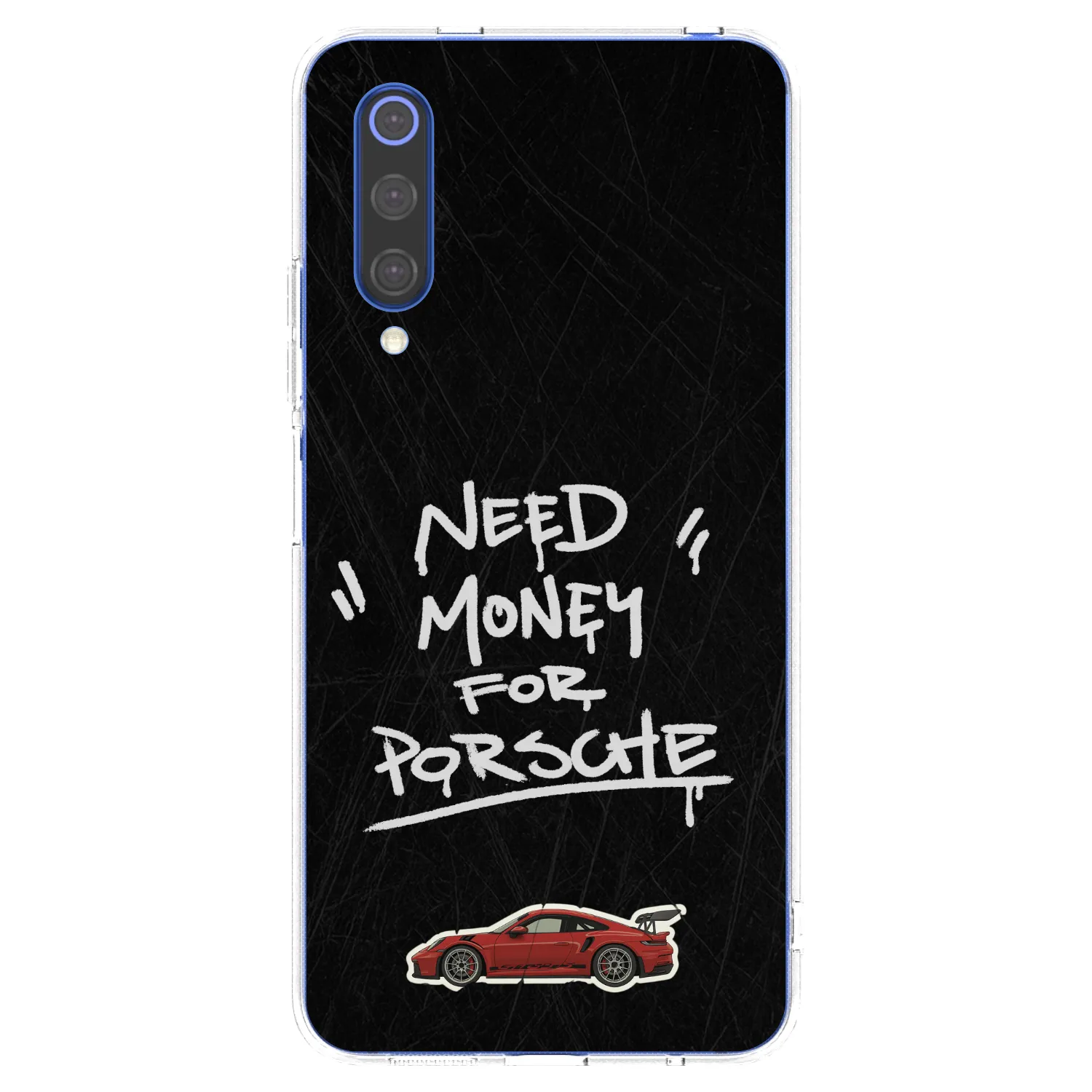 Picasee silikonski prozorni ovitek za Xiaomi Mi 9 SE - Dark Racer