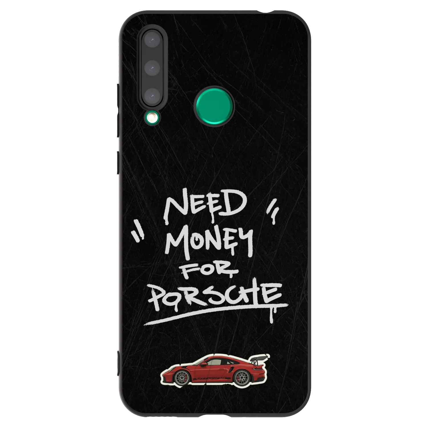 Picasee silikonski črni ovitek za Honor 20 Lite - Dark Racer