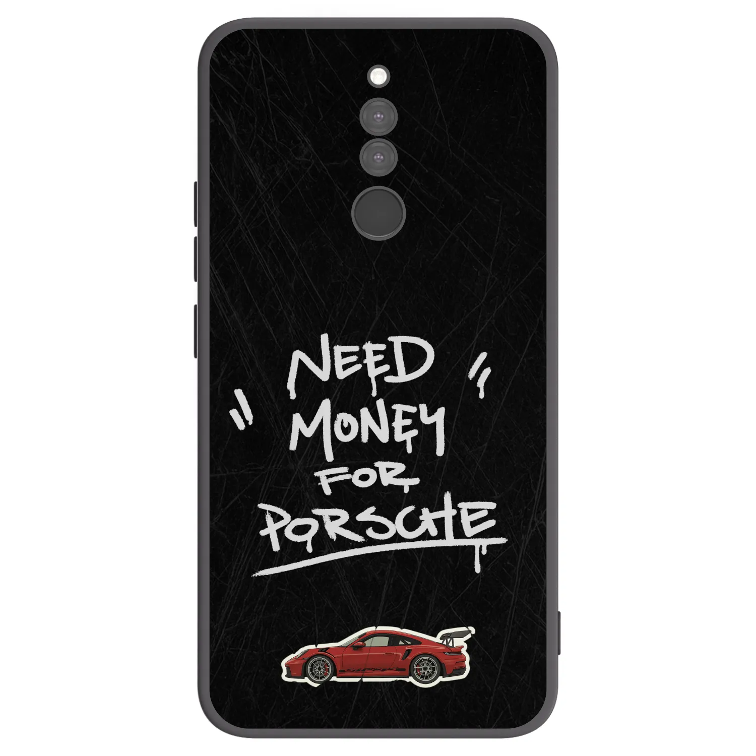 Picasee silikonski črni ovitek za Xiaomi Redmi 8 - Dark Racer