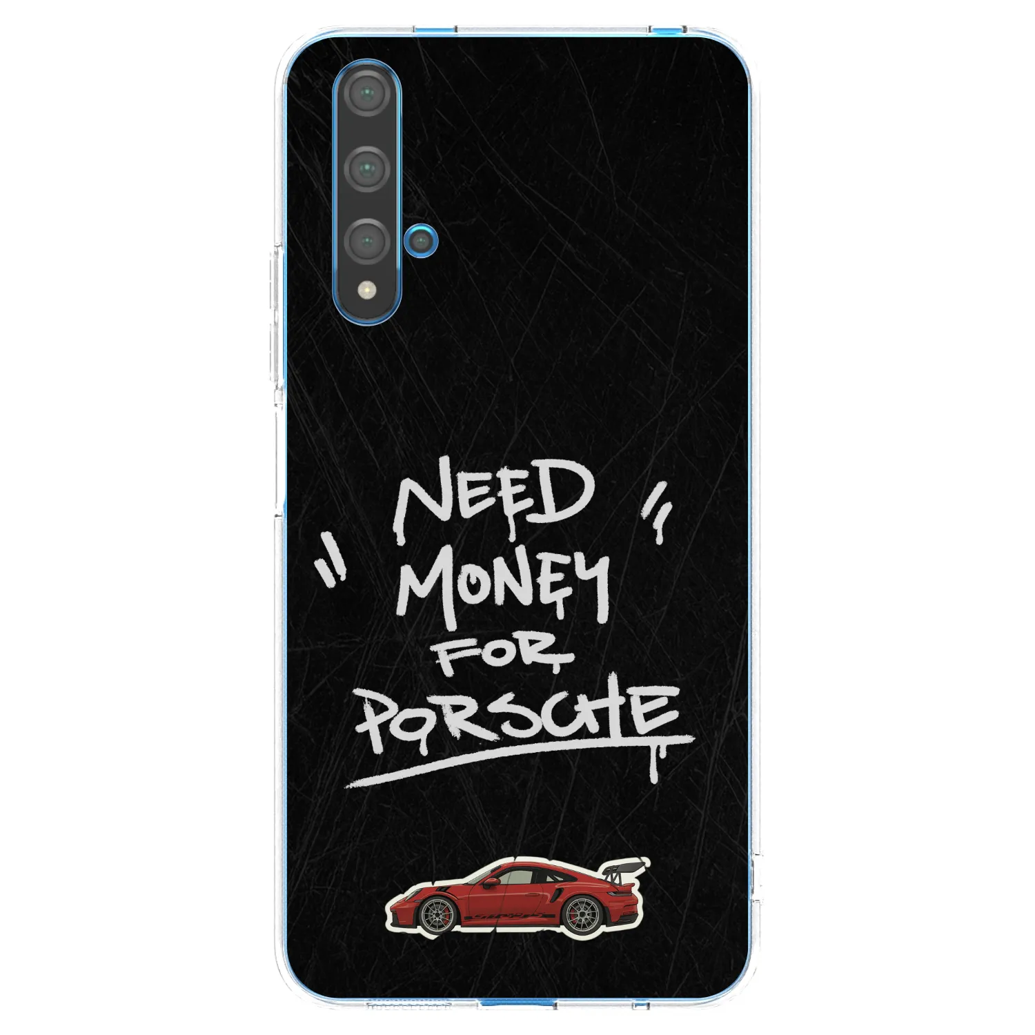 Picasee silikonski prozorni ovitek za Huawei Nova 5T - Dark Racer