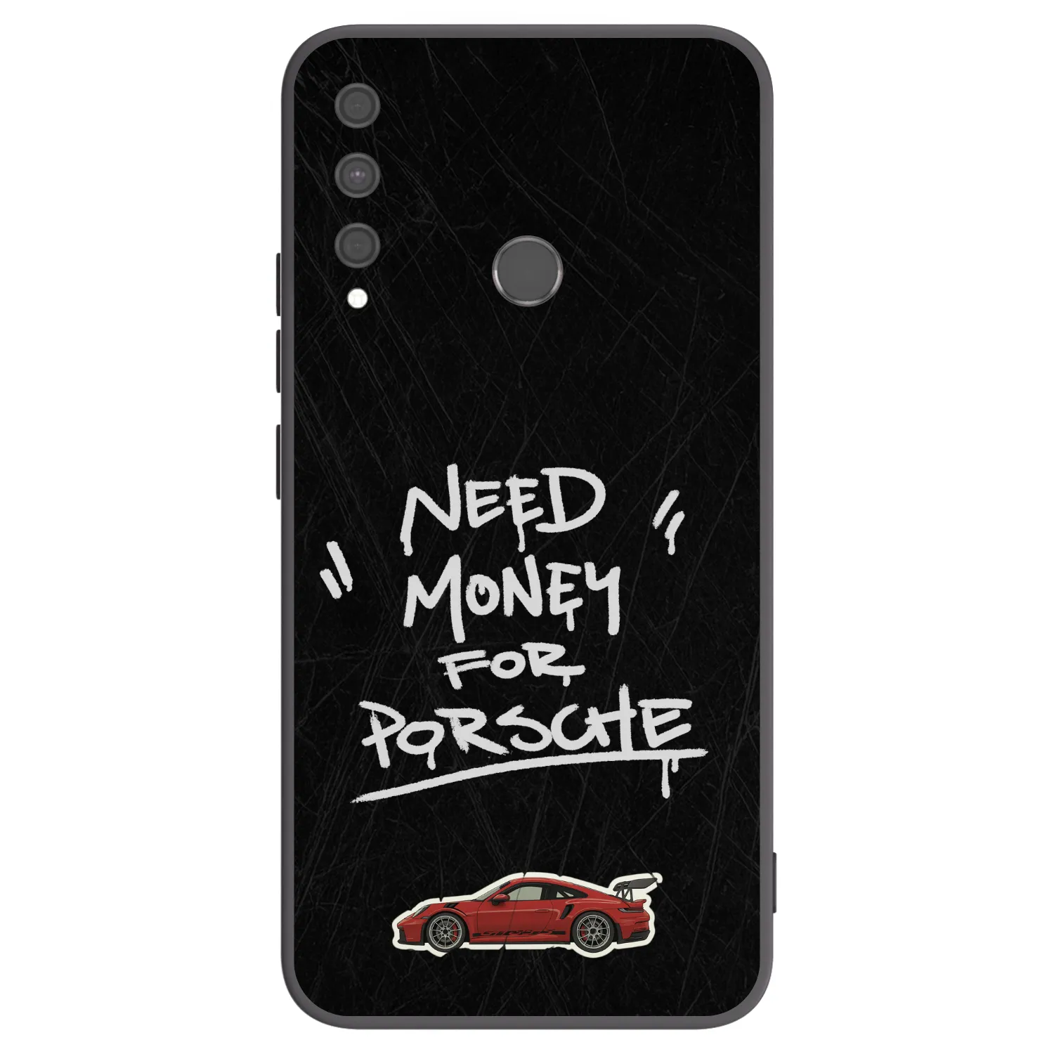 Picasee silikonski črni ovitek za Huawei P40 Lite E - Dark Racer