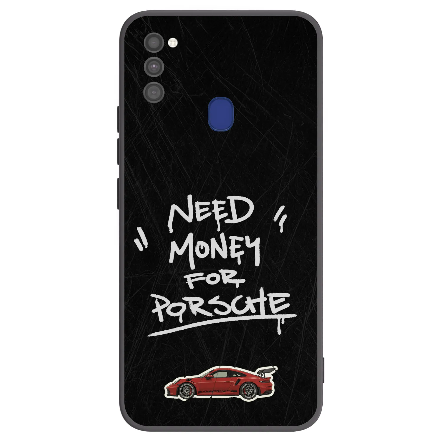 Picasee silikonski črni ovitek za Samsung Galaxy M21 M215F - Dark Racer