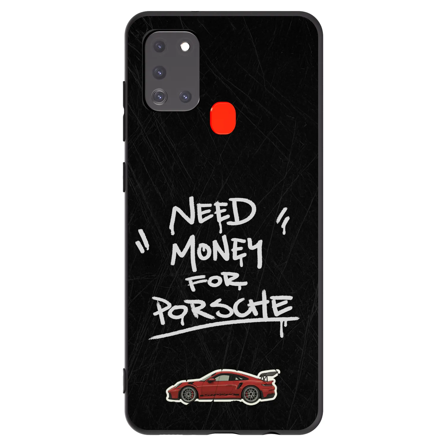 Picasee silikonski črni ovitek za Samsung Galaxy A21s - Dark Racer