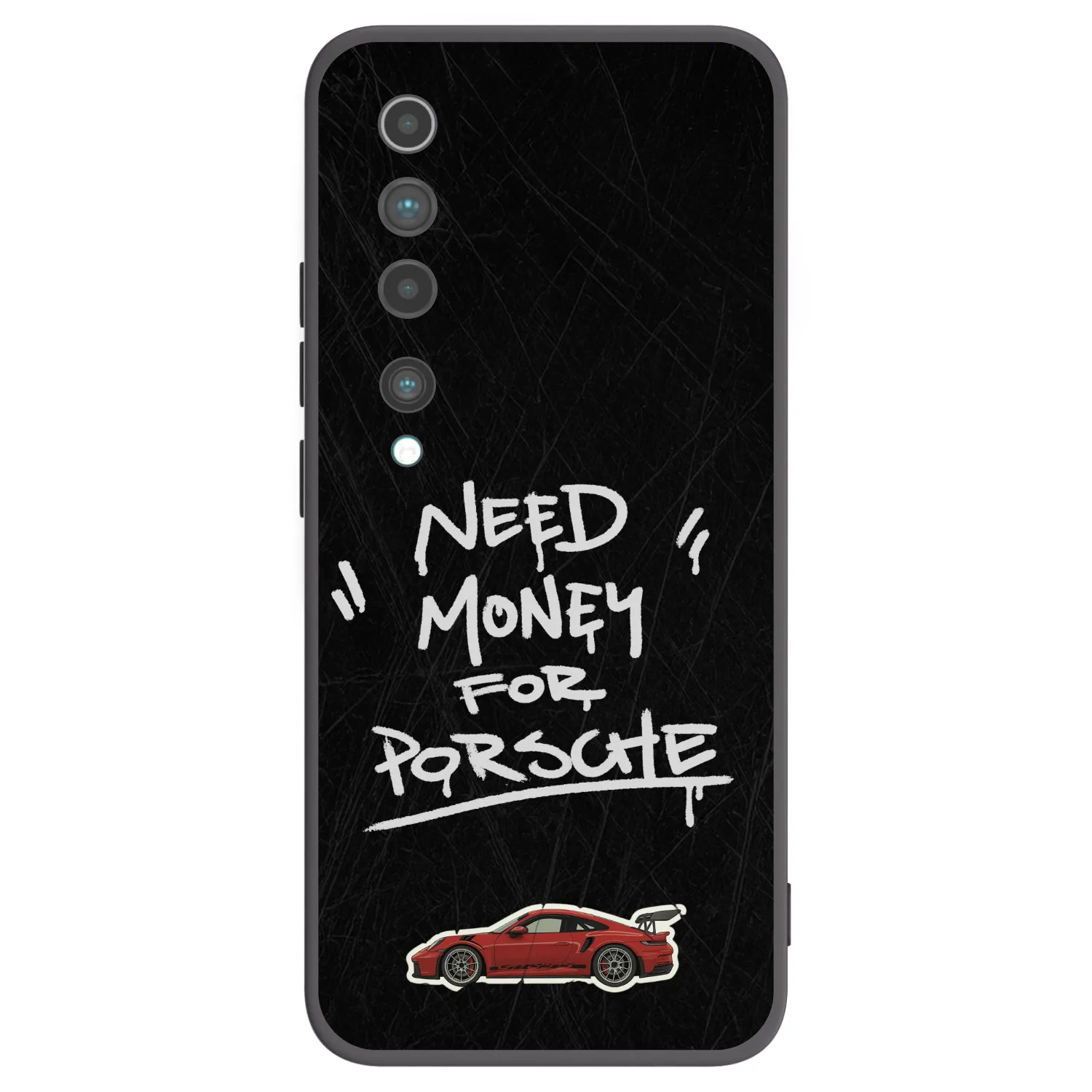 Picasee silikonski črni ovitek za Xiaomi Mi 10 - Dark Racer