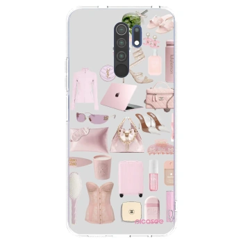 Picasee silikonski prozorni ovitek za Xiaomi Redmi 9 - Glam Babe