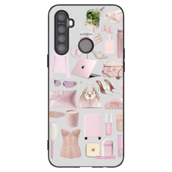 Picasee silikonski črni ovitek za Realme 6i - Glam Babe