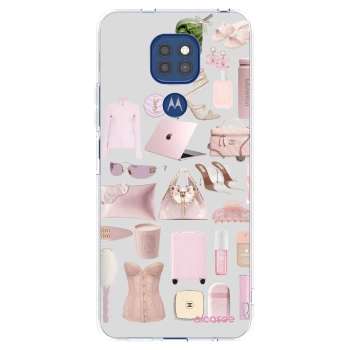 Picasee silikonski prozorni ovitek za Motorola Moto G9 Play - Glam Babe