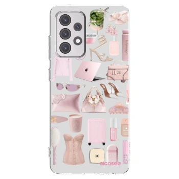 Picasee silikonski prozorni ovitek za Samsung Galaxy A52 5G A525F - Glam Babe