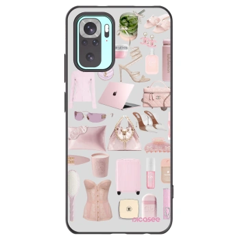 Picasee silikonski črni ovitek za Xiaomi Redmi Note 10 Pro - Glam Babe