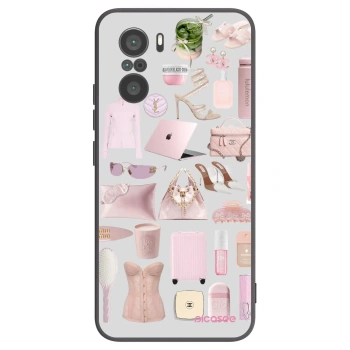 Picasee silikonski črni ovitek za Xiaomi Poco F3 - Glam Babe
