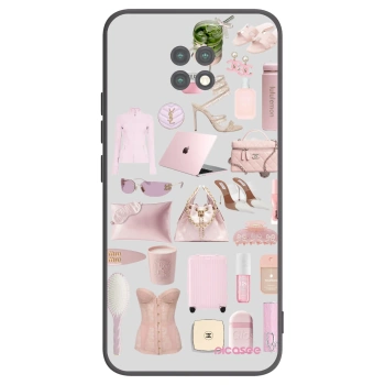 Picasee silikonski črni ovitek za Xiaomi Redmi Note 9T - Glam Babe