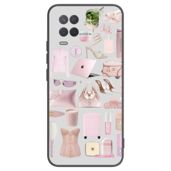 Picasee silikonski črni ovitek za Realme 8 5G - Glam Babe