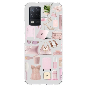 Picasee silikonski prozorni ovitek za Realme 8 5G - Glam Babe