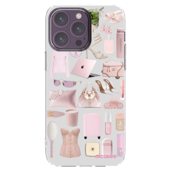 Picasee silikonski prozorni ovitek za Apple iPhone 14 Pro Max - Glam Babe
