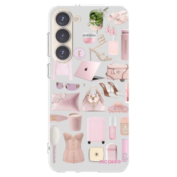 Picasee silikonski prozorni ovitek za Samsung Galaxy S23+ 5G - Glam Babe