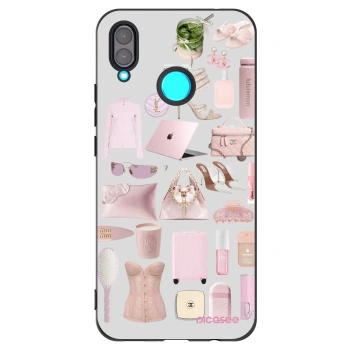 Picasee silikonski črni ovitek za Huawei Nova 3 - Glam Babe