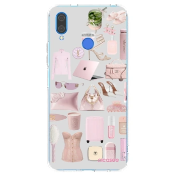Picasee silikonski prozorni ovitek za Huawei Nova 3 - Glam Babe