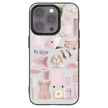 Picasee silikonski črni ovitek za Apple iPhone 15 Pro - Glam Babe