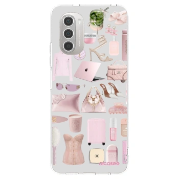 Picasee silikonski prozorni ovitek za Motorola Moto G51 - Glam Babe